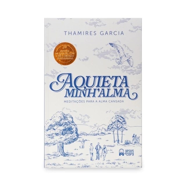 Capa do livro Aquieta Minh'alma, de Thamires Garcia